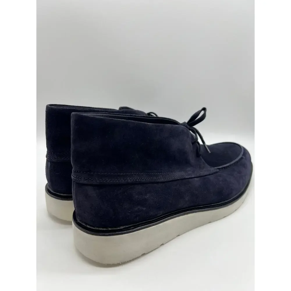 Vince Wayde Suede Chukka Boot Coastal Navy Men's Size 10.5M